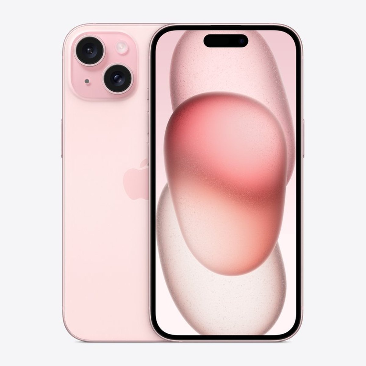 iPhone 15 in pink